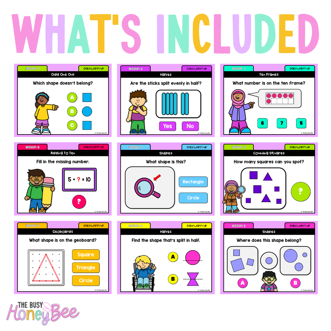 Early Stage 1 Australian | NSW Math Daily Review | Warm-Up Unit 5