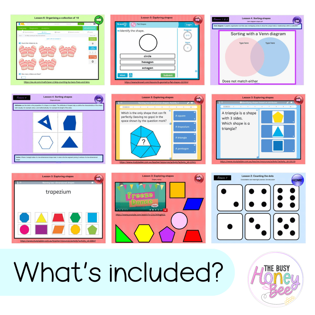 Stage 1 Year B Term 1 Maths Teaching Slides Mega Bundle