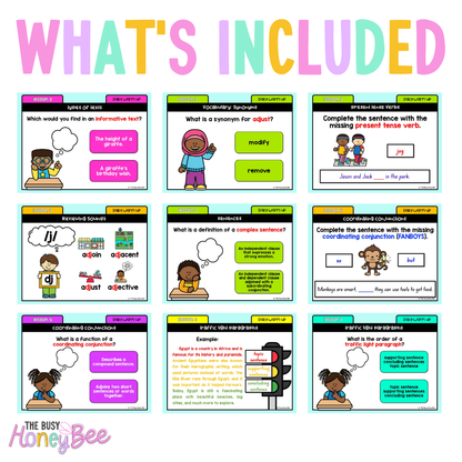 Stage 1 Year B Ultimate English Australian | NSW English Daily Review | Warm-Up Mega Bundle