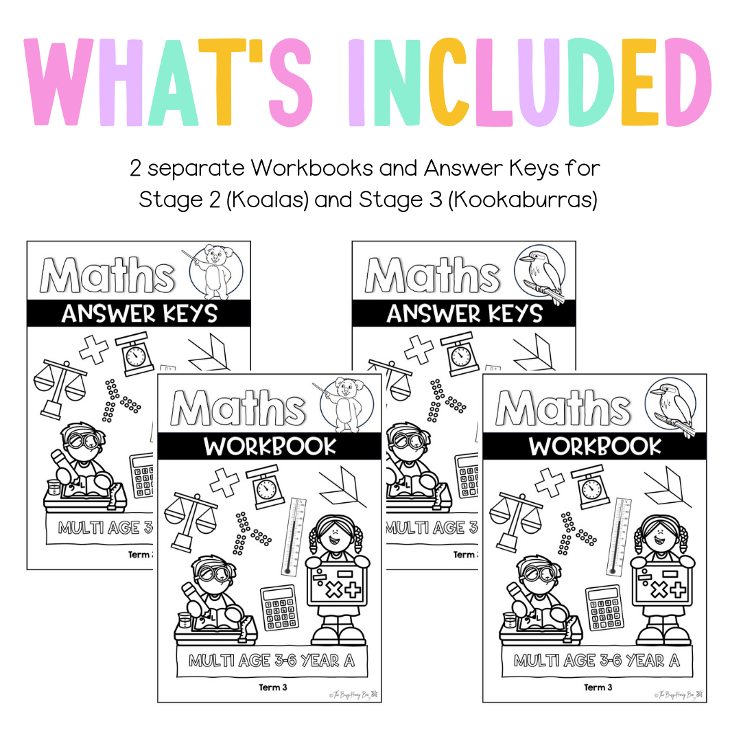 Multi Age 3-6 Year A NSW Maths Workbook Term 3