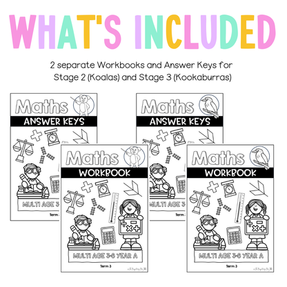Multi Age 3-6 Year A NSW Maths Workbook Term 3