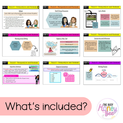 Stage 2 Year A Unit 6 NSW Perspective and Context English Teaching Slides