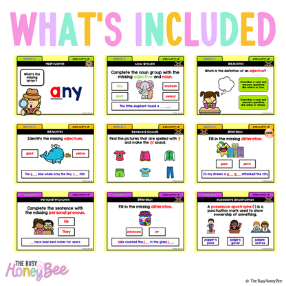 Multi Age K-2 Year A Australian | NSW English Daily Review | Warm-Up Term 3 Mega Bundle