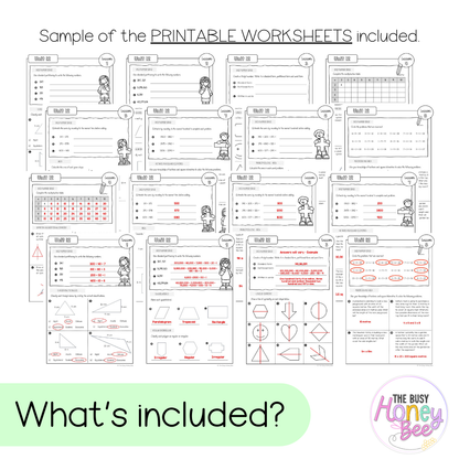 Stage 3 Year A NSW Maths Worksheets Unit 12