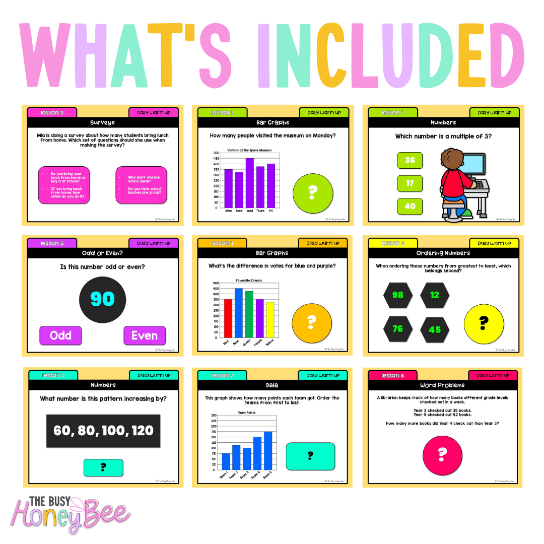 Stage 2 Year B Ultimate Australian | NSW Maths Daily Review | Warm-Up Mega Bundle