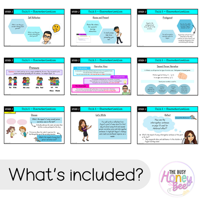 Multi Age 3-6 Year B Unit 5 Characterisation English Teaching Slides