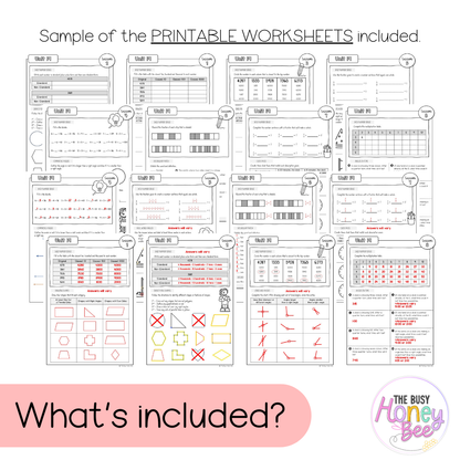 Stage 2 Year A NSW Maths Worksheets Unit 19