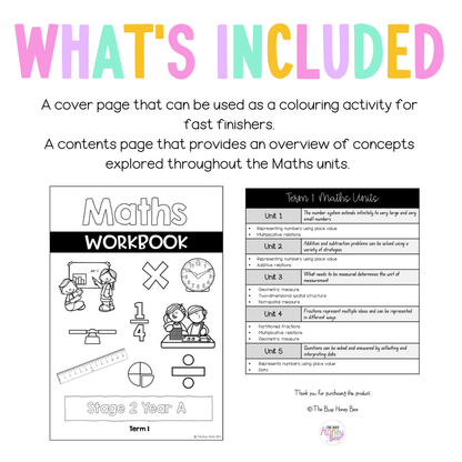 Stage 2 Year A NSW Maths Workbook Term 1