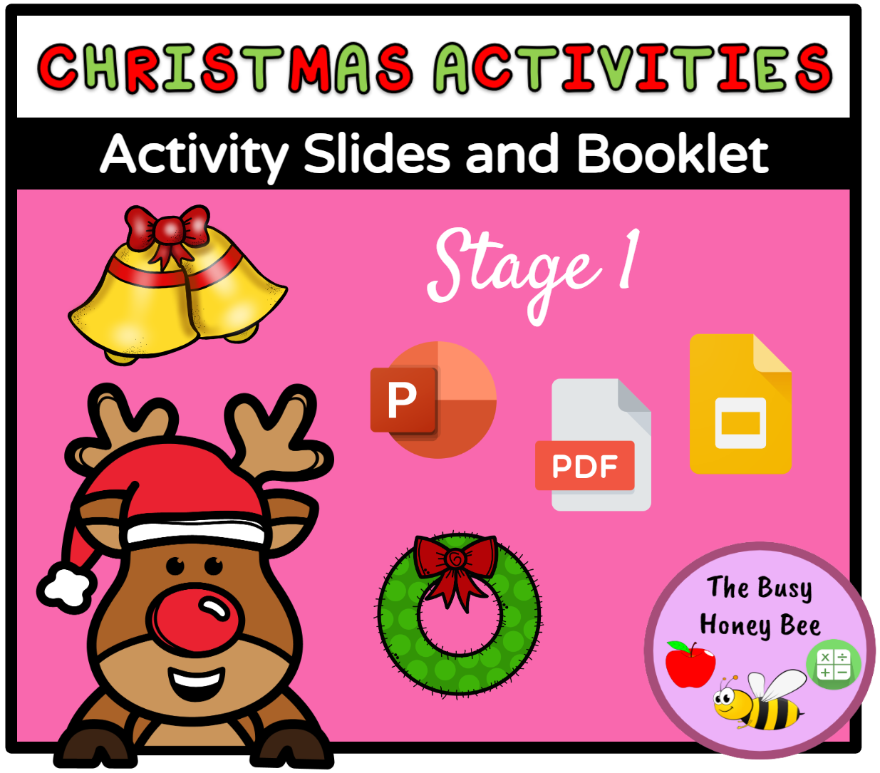 Stage 1 Christmas Activities PowerPoint and Booklet