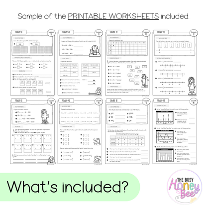 Stage 3 Year A NSW Maths Workbook ULTIMATE Mega Bundle