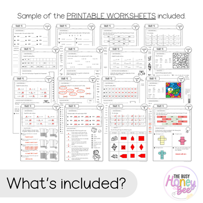 Multi Age 3-6 Year B NSW Maths Worksheets Unit 9