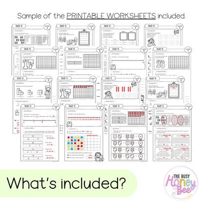 Multi Age K-2 Year B NSW Maths Worksheets Unit 4