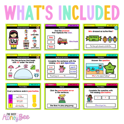 Multi Age K-2 Yr B Australian | NSW English Daily Review Term 2 Mega Bundle
