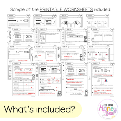 Multi Age K-2 Year A NSW Maths Worksheets Unit 17