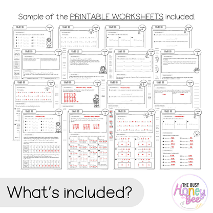 Multi Age 3-6 Year B NSW Maths Worksheets Unit 13