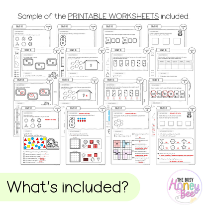 Multi Age K-2 Year B NSW Maths Worksheets Unit 5
