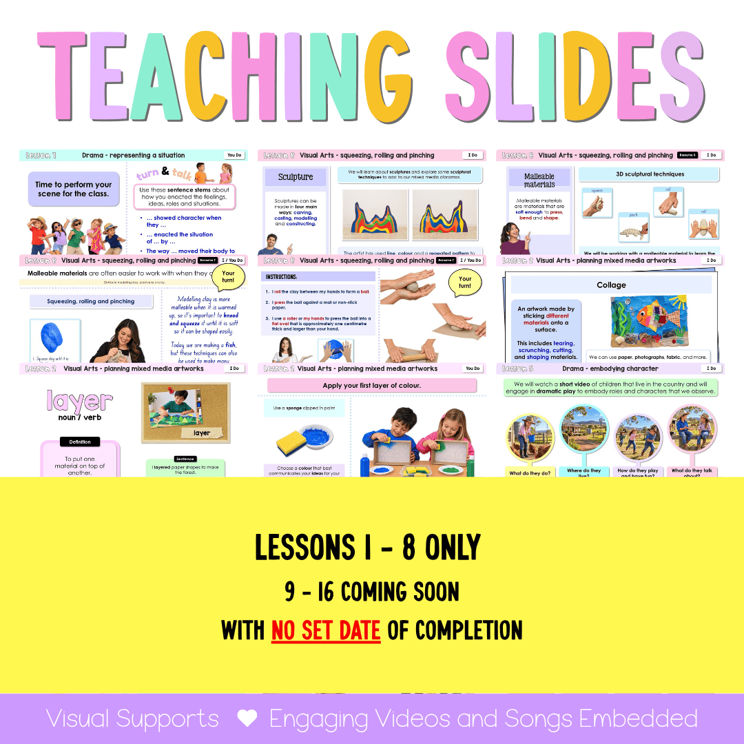 Early Stage 1 NSW Creative Arts Sample Unit 4 Teaching Pack
