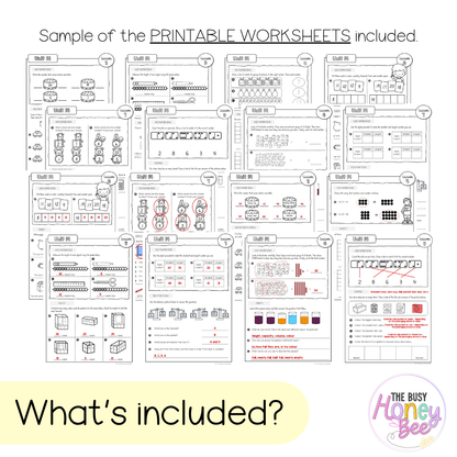 Multi Age K-2 Year A NSW Maths Worksheets Unit 14