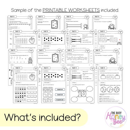 Multi Age K-2 Year A NSW Maths Worksheets Unit 4