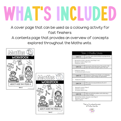 Multi Age 3-6 Year A NSW Maths Workbook Term 3