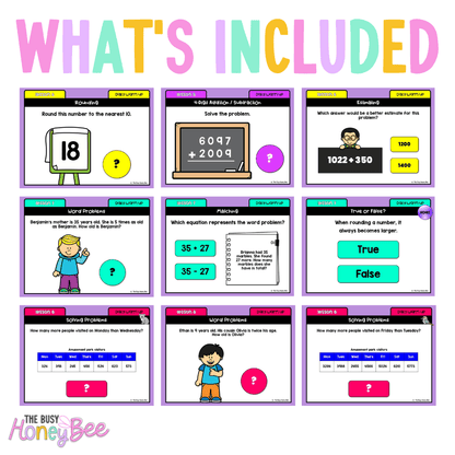 Multi Age 3-6 Year A Ultimate Math Australian | NSW Math Daily Review | Warm-Up Mega Bundle