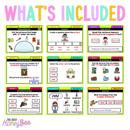 Multi Age K-2 Yr B Australian | NSW English Daily Review Term 2 Mega Bundle