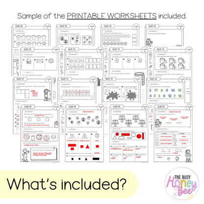 Multi Age K-2 Year A NSW Maths Worksheets Unit 19