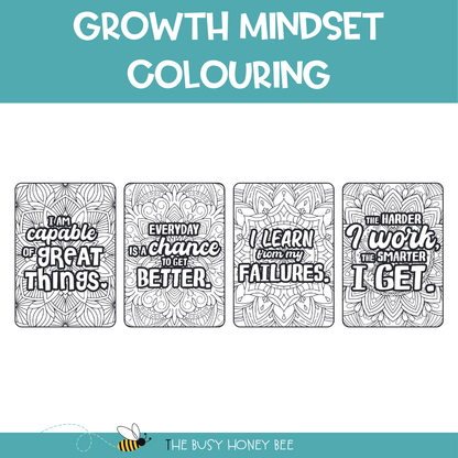 Growth Mindset Mindfulness Colouring Set