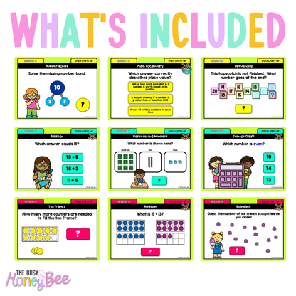 Multi Age K-2 Year B Ultimate Math Australian | NSW Math Daily Review | Warm-Up Mega Bundle
