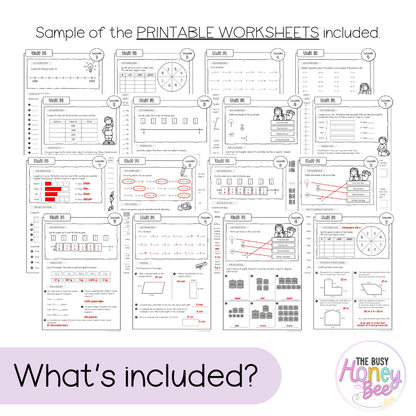 Multi Age 3-6 Year A NSW Maths Worksheets Unit 14