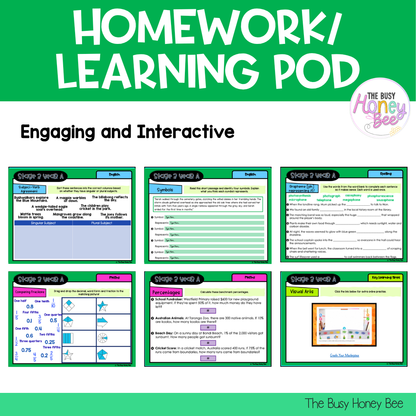 Stage 3 Year A Homework/Learning Pod 16