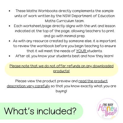 Stage 3 Year A NSW Maths Workbook ULTIMATE Mega Bundle