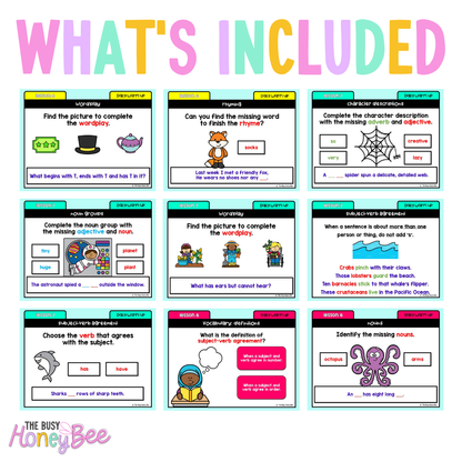 Stage 1 Year B Ultimate English Australian | NSW English Daily Review | Warm-Up Mega Bundle