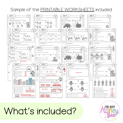 Multi Age K-2 Year B NSW Maths Worksheets Unit 9