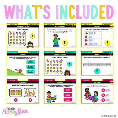 Multi Age K-2 Year A Ultimate Math Australian | NSW Math Daily Review | Warm-Up Mega Bundle