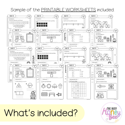 Multi Age K-2 Year A NSW Maths Worksheets Unit 5