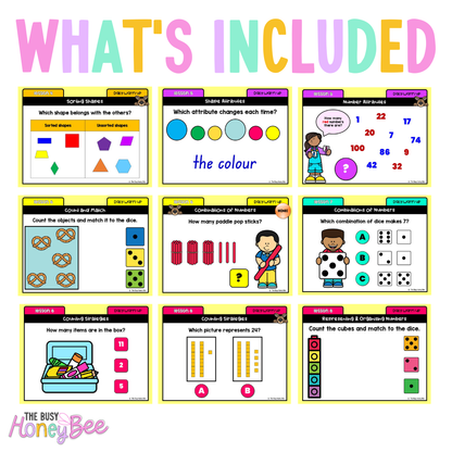Multi Age K-2 Year A Ultimate Math Australian | NSW Math Daily Review | Warm-Up Mega Bundle