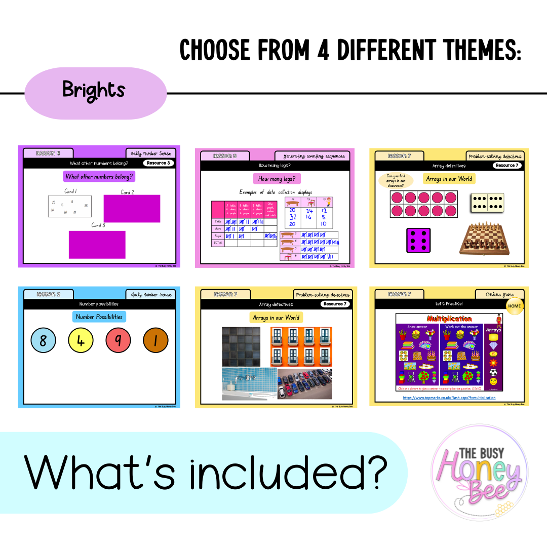 Stage 1 Year B Term 3 Maths Mega Bundle