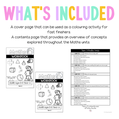 Multi Age K-2 Year A NSW Maths Workbook Term 3