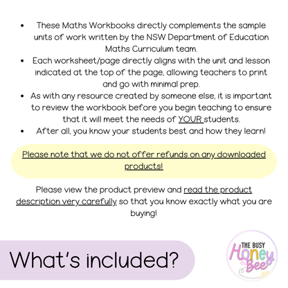 Multi Age 3-6 Year A NSW Maths Workbook ULTIMATE Mega Bundle