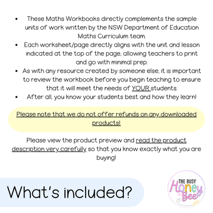 Stage 3 Year B NSW Maths Workbook ULTIMATE Mega Bundle