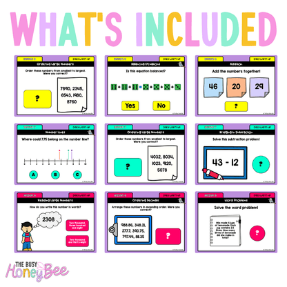 Multi Age 3-6 Year A Ultimate Math Australian | NSW Math Daily Review | Warm-Up Mega Bundle