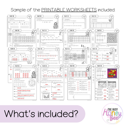 Multi Age 3-6 Year A NSW Maths Worksheets Unit 18