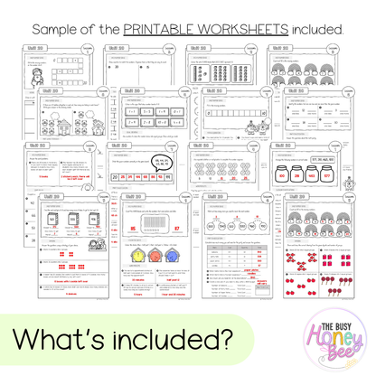 Multi Age K-2 Year B NSW Maths Worksheets Unit 20