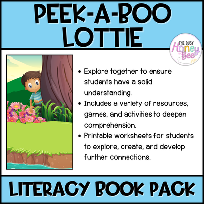 Peek-a-Boo Lottie, Kristen Willis - CBCA 2025 - Literacy Book Pack