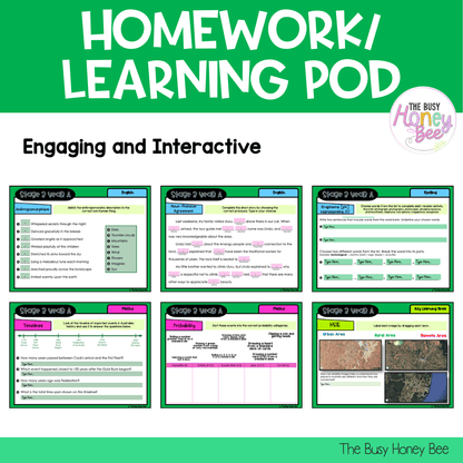 Stage 3 Year A Homework/Learning Pods Ultimate Mega Bundle