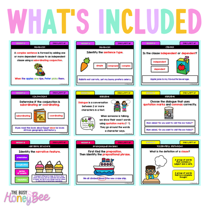 Stage 1 Year B Ultimate English Australian | NSW English Daily Review | Warm-Up Mega Bundle