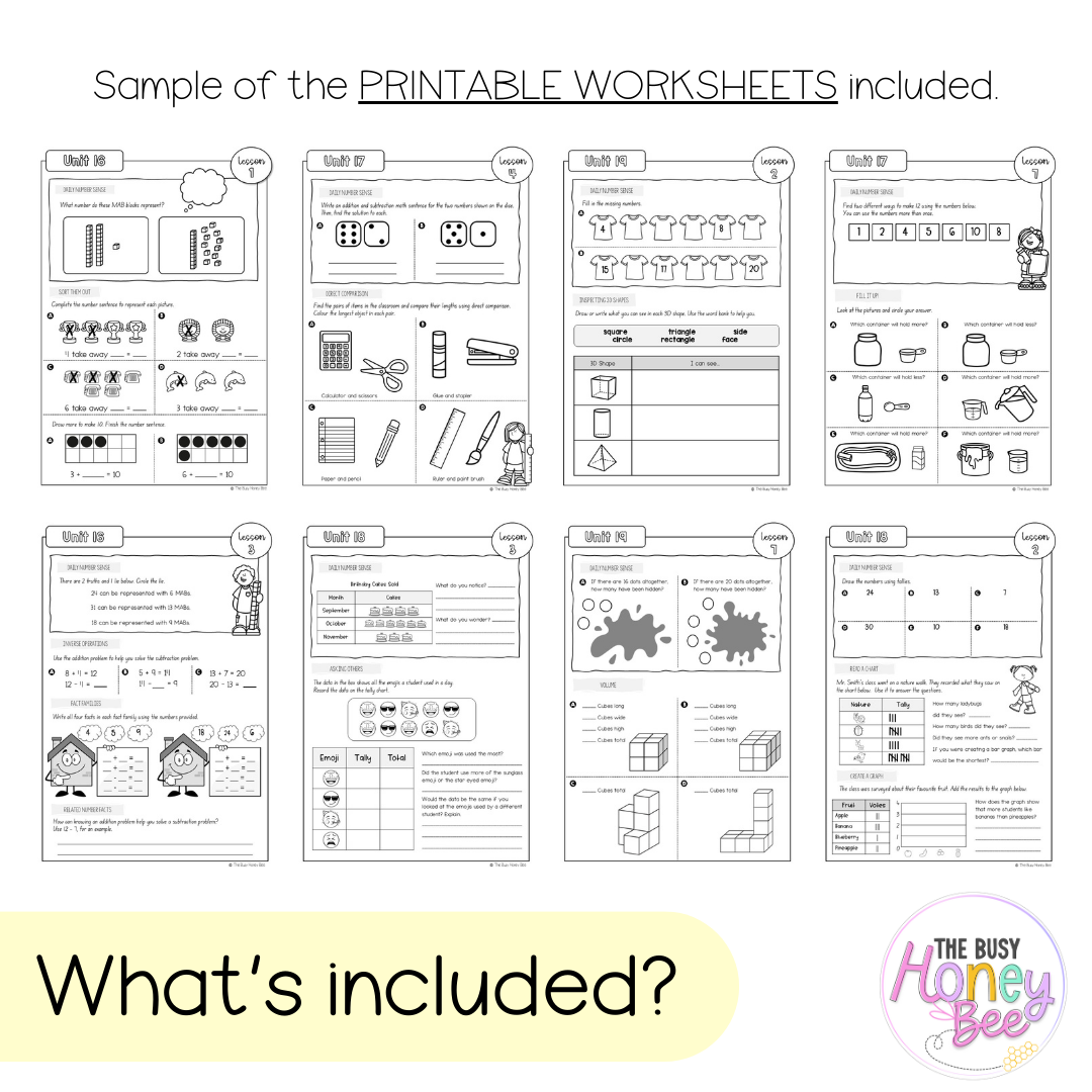 Multi Age K-2 Year A NSW Maths Workbook ULTIMATE Mega Bundle