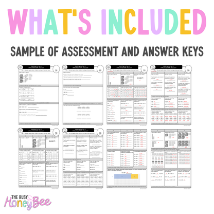 Multi Age 3-6 Year A Differentiated NSW Maths Assessment Unit 1