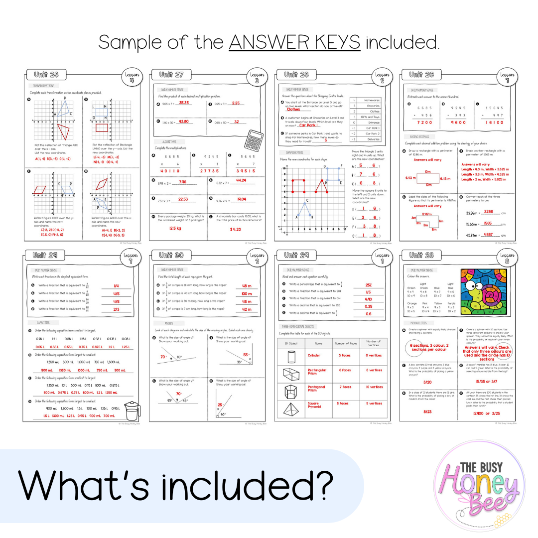Stage 3 Year B NSW Maths Workbook ULTIMATE Mega Bundle